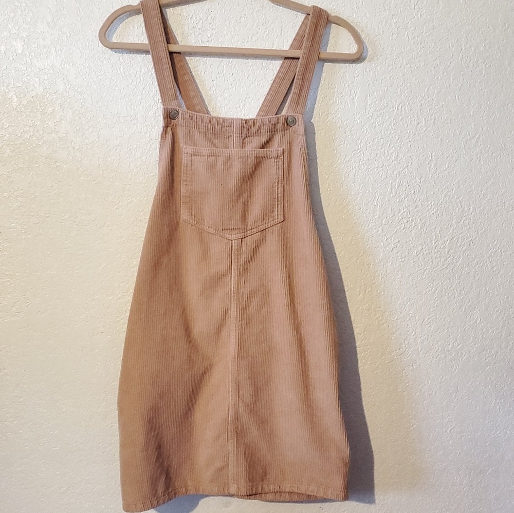 Topshop Corduroy Pinafore dress